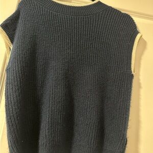 SO Navy Blue Sleeveless Sweater